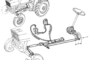 Fiatagri Hydraulische Lenkung Fiat 450, Fiat 480 Fiat 550DT Spezial Fiat 500DT Fiat 640DT u.a.Or. Calzoni Rcd.