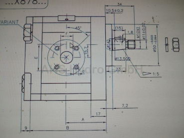 Hydraulikpumpe Porsche Diesel 308, 218, 219 u.a. HY/ZFR1/16L2,  HY/ZFR 1/8 AL102, HY/ZFR1/11L5, HY/ZFR1/11L2